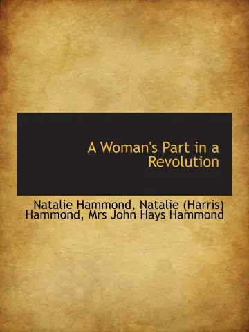 Cover of A Woman's Part in a Revolution