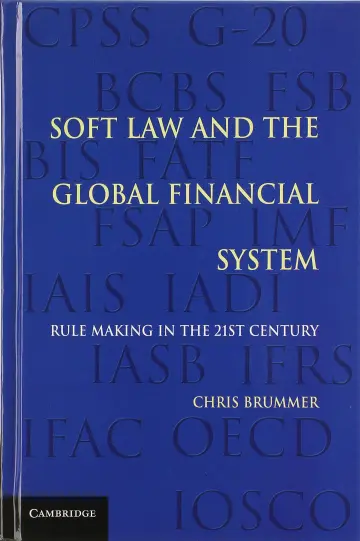 Cover of Soft Law and the Global Financial System