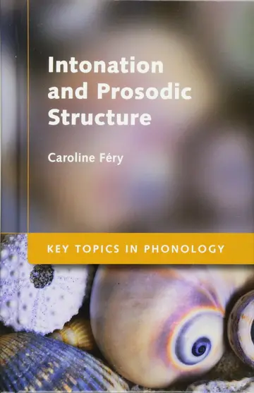Cover of Intonation and Prosodic Structure