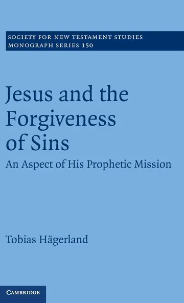Cover of Jesus and the Forgiveness of Sins