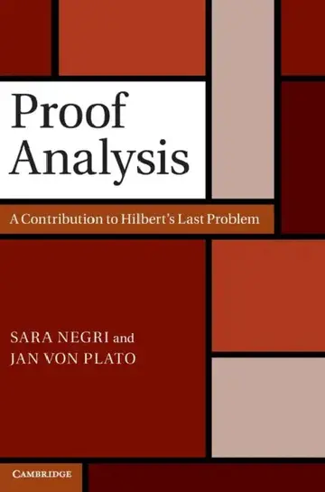 Cover of Proof Analysis