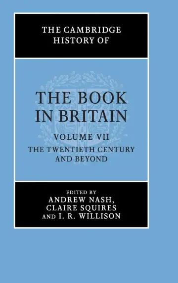 Cover of The Cambridge History of the Book in Britain