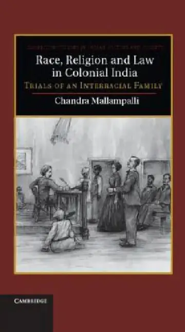 Cover of Race, Religion and Law in Colonial India