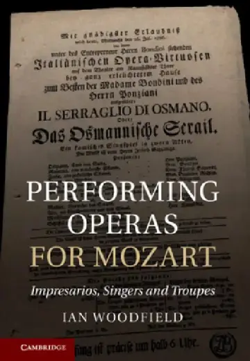 Cover of Performing Operas for Mozart