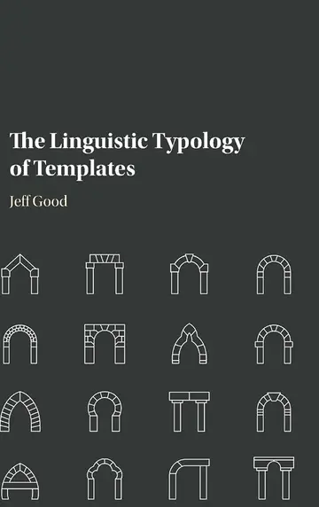 Cover of The Linguistic Typology of Templates