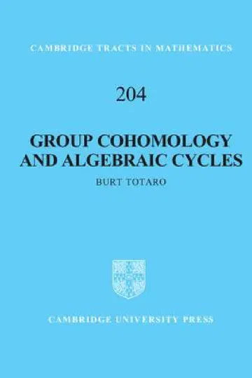 Cover of Group Cohomology and Algebraic Cycles