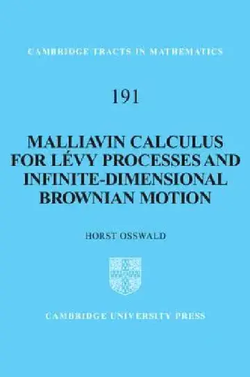 Cover of Malliavin Calculus for Lévy Processes and Infinite-Dimensional Brownian Motion