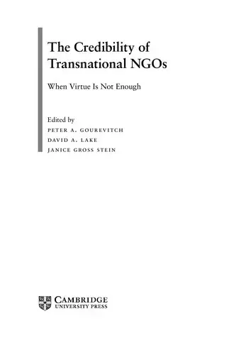 Cover of The Credibility of Transnational NGOs