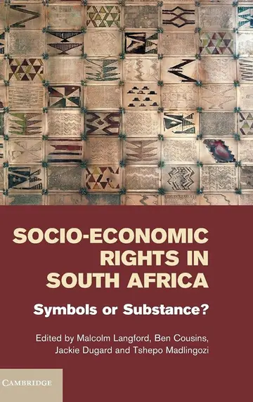 Cover of Socio-Economic Rights in South Africa