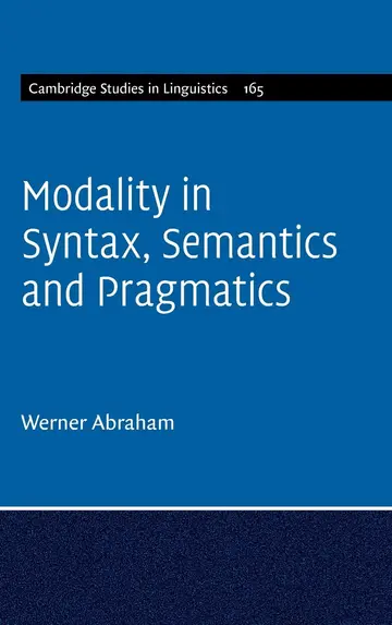 Cover of Modality in Syntax, Semantics and Pragmatics