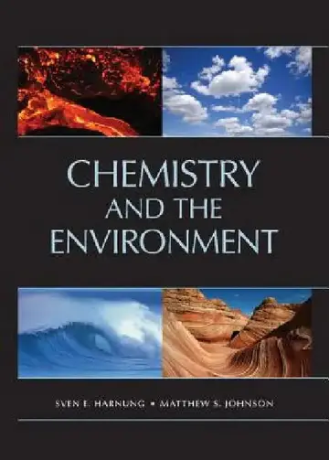 Cover of Chemistry and the Environment