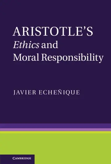 Cover of Aristotle's Ethics and Moral Responsibility