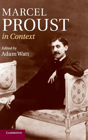 Cover of Marcel Proust in Context