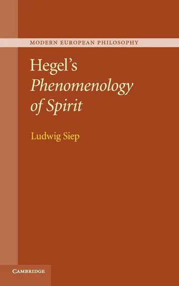 Cover of Hegel's Phenomenology of Spirit
