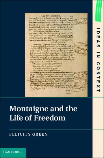 Cover of Montaigne and the Life of Freedom