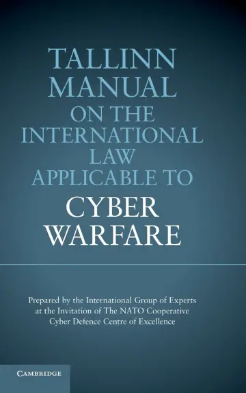 Cover of Tallinn Manual on the International Law Applicable to Cyber Warfare