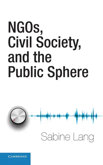 Cover of NGOs, Civil Society, and the Public Sphere