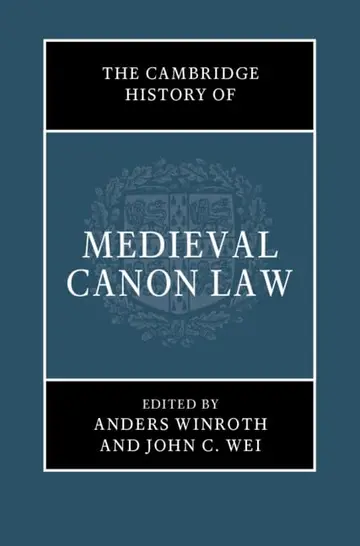 Cover of The Cambridge History of Medieval Canon Law