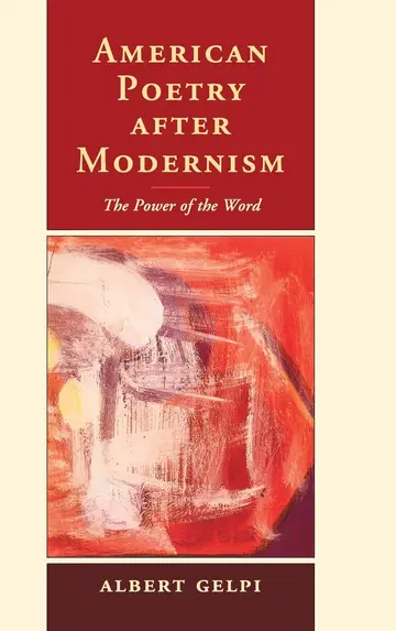 Cover of American Poetry after Modernism
