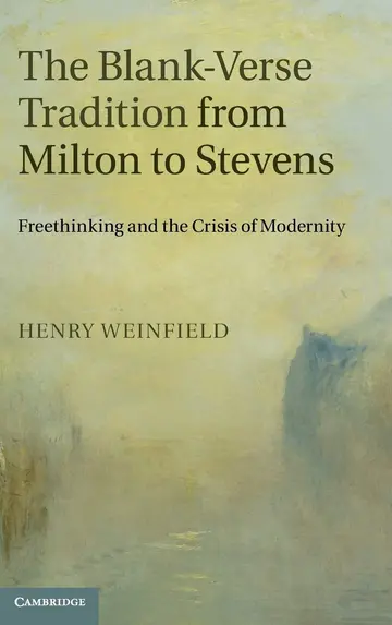 Cover of Blank-Verse Tradition from Milton to Stevens