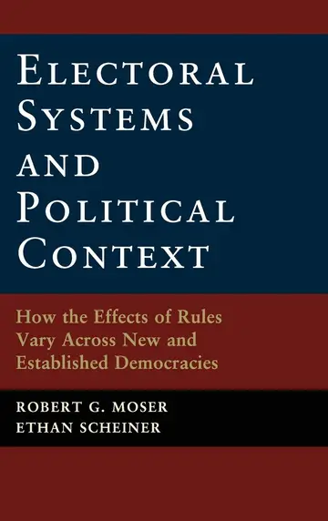 Cover of Electoral Systems and Political Context