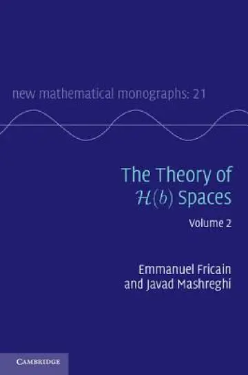 Cover of The Theory of H(b) Spaces