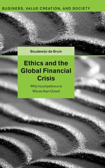Cover of Ethics and the Global Financial Crisis