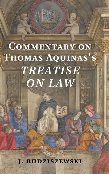 Cover of Commentary on Thomas Aquinas's Treatise on Law