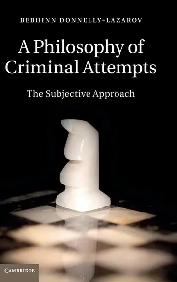 Cover of A Philosophy of Criminal Attempts
