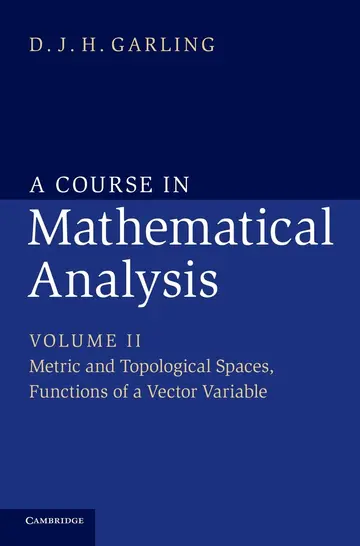 Cover of A Course in Mathematical Analysis