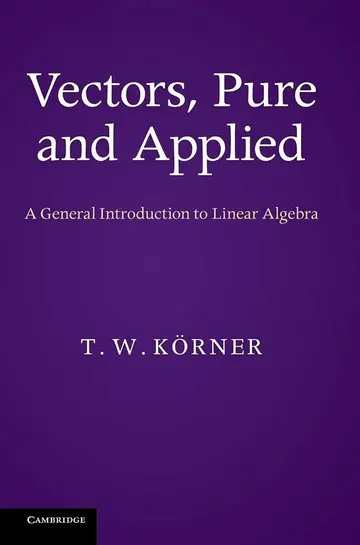 Cover of Vectors, Pure and Applied