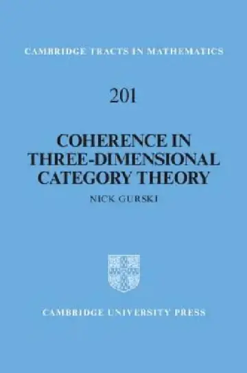 Cover of Coherence in Three-Dimensional Category Theory