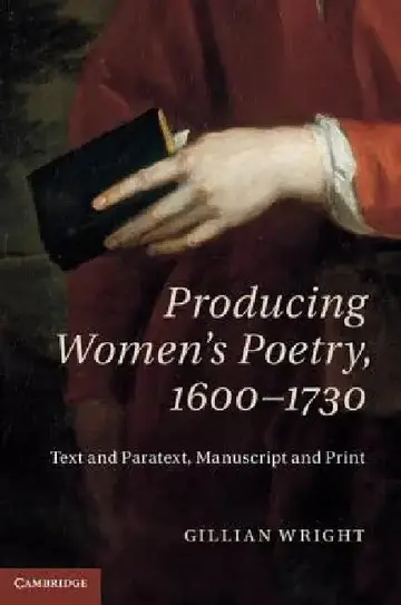Cover of Producing Women's Poetry, 1600-1730