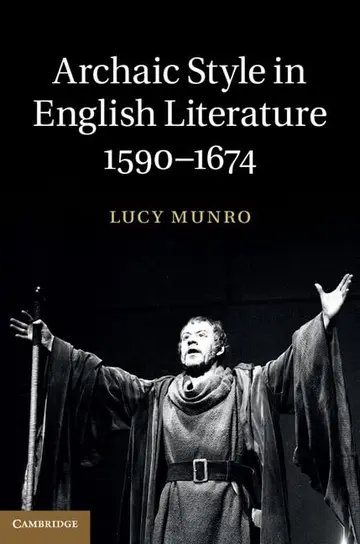 Cover of Archaic Style in English Literature, 1590–1674