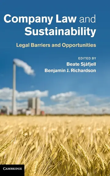 Cover of Company Law and Sustainability