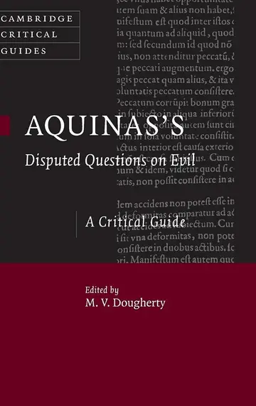 Cover of Aquinass Disputed Questions on Evil