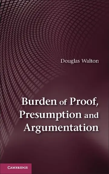 Cover of Burden of Proof, Presumption and Argumentation