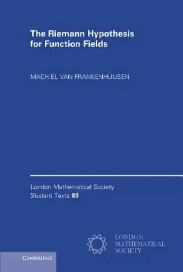 Cover of The Riemann Hypothesis for Function Fields