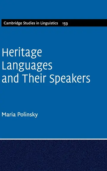 Cover of Heritage Languages and their Speakers