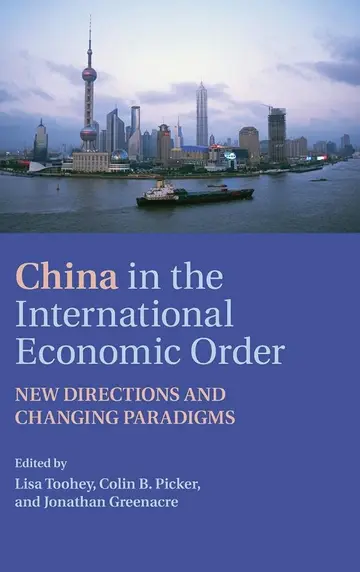 Cover of China in the International Economic Order