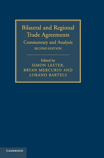 Cover of Bilateral and Regional Trade Agreements
