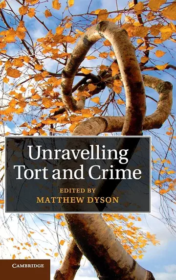 Cover of Unravelling Tort and Crime