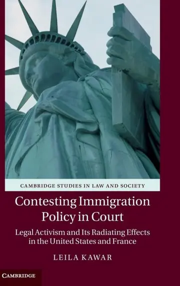 Cover of Contesting Immigration Policy in Court