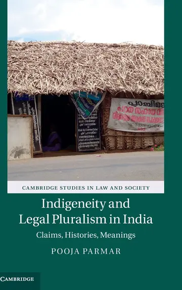 Cover of Indigeneity and Legal Pluralism in India
