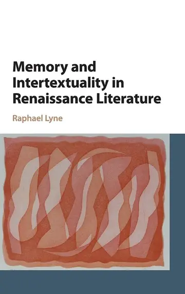 Cover of Memory and Intertextuality in Renaissance Literature