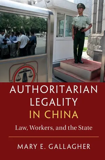 Cover of Authoritarian Legality in China
