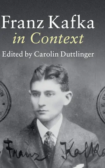 Cover of Franz Kafka in Context