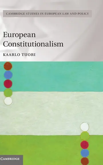Cover of European Constitutionalism