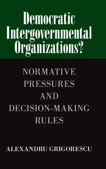 Cover of Democratic Intergovernmental Organizations?