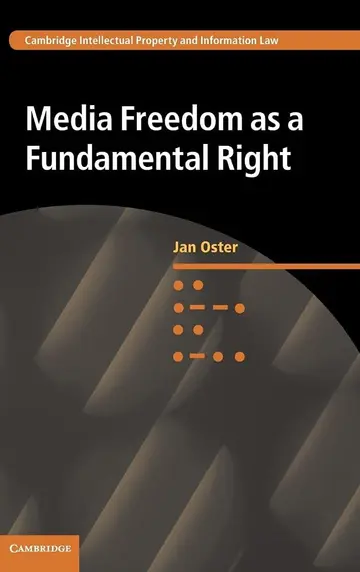 Cover of Media Freedom as a Fundamental Right